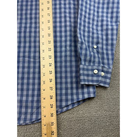 Brooks‎ Brothers Regent Button Down Shirt Men's Large Blue Plaid Colorful Preppy - Picture 10 of 11